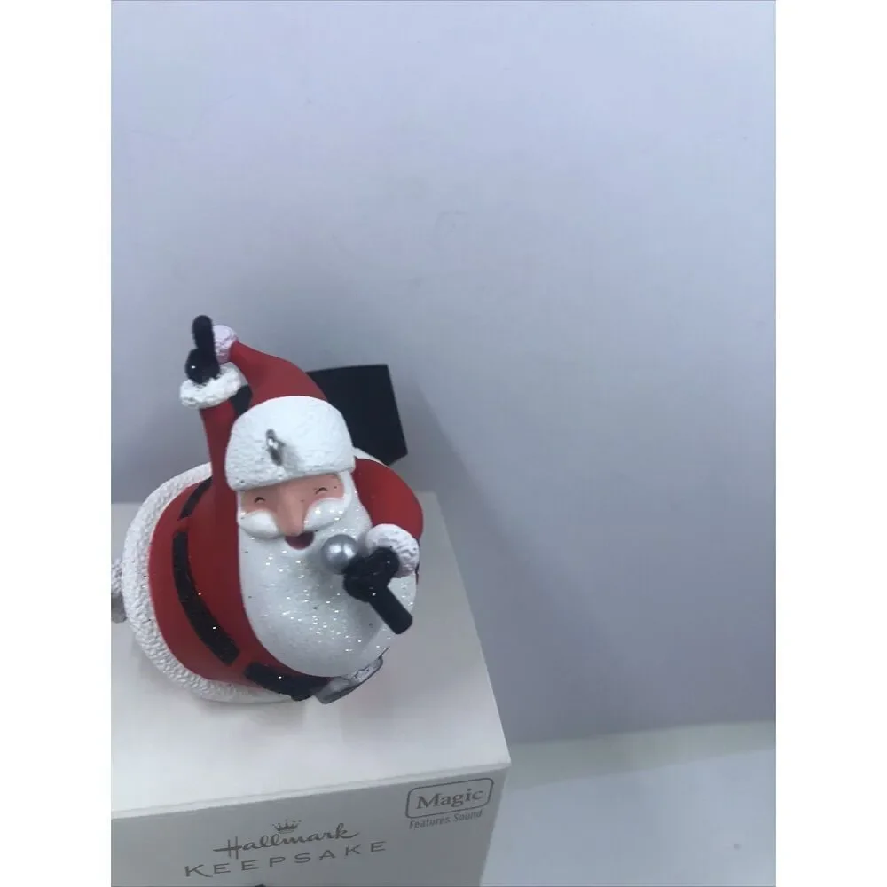 Hallmark Ornament MAGIC with Sound - SANTA CLAUS IS COMING TO TOWN 2010.